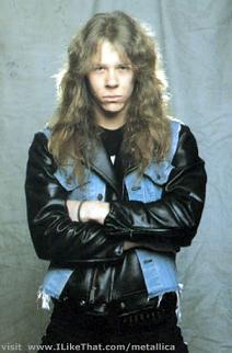 James Hetfield v osmdesátých letech
